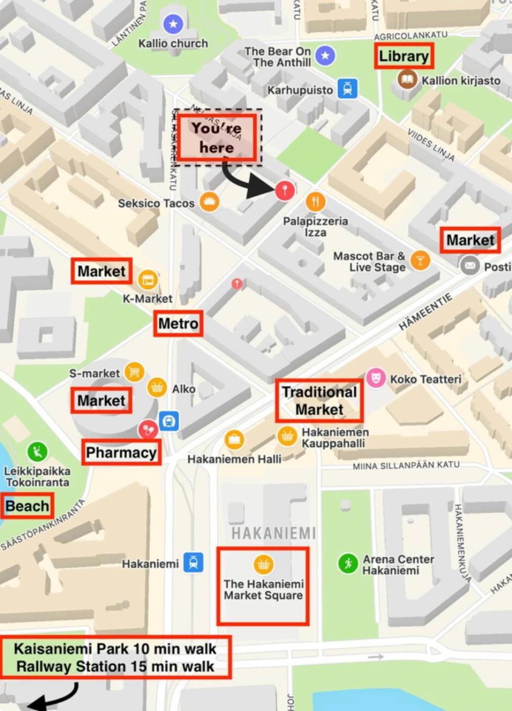 Modern Apartment Urban Tranquil, Great Location And Transport Connections 赫尔辛基 外观 照片